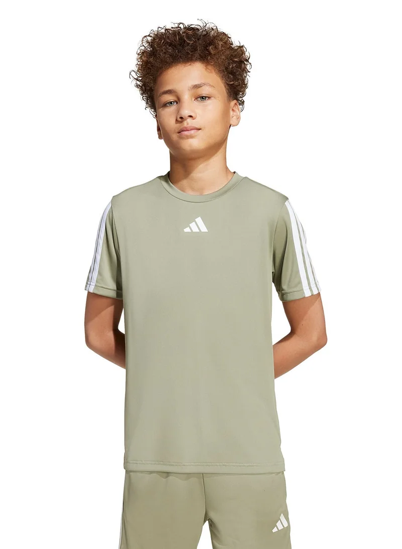 Adidas Youth Training Essential 3-Stripe T-Shirt